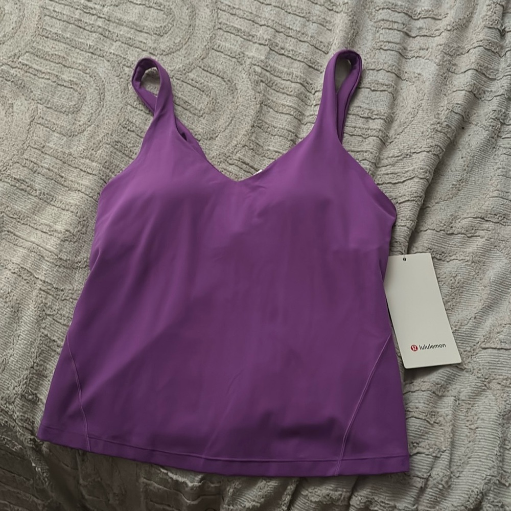 Purple lulu align tank